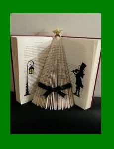 ADORABLE Christmas Trees Inspired by Books  A Treat for Booklovers